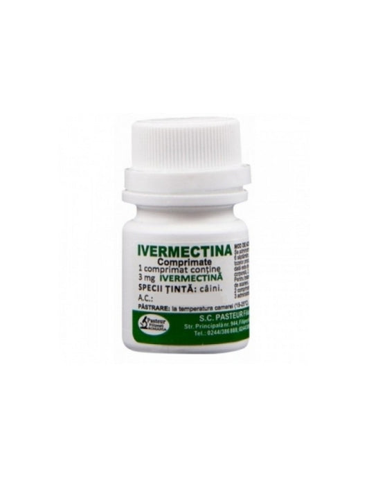 Ivermectin x 50 tablets - 3mg/tablet